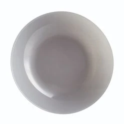 Luminarc 6 Assiettes Creuses Arty Grises 20cm