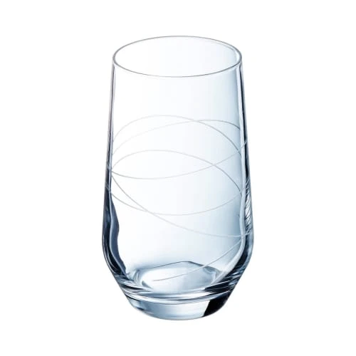 6 Verres 40cl Abstraction - Cristal D'Arques - Verre Ultra Transpare 4 6 Verres 40cl Abstraction - Cristal D'Arques - Verre Ultra Transpare – Image 2