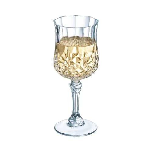 Cristal D'Arques 6 Verres à Pied De Table 25cl 5 Cristal D'Arques 6 Verres à Pied De Table 25cl – Image 3