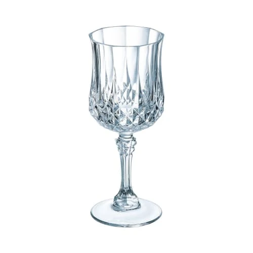 Cristal D'Arques 6 Verres à Pied De Table 25cl 6 Cristal D'Arques 6 Verres à Pied De Table 25cl – Image 4