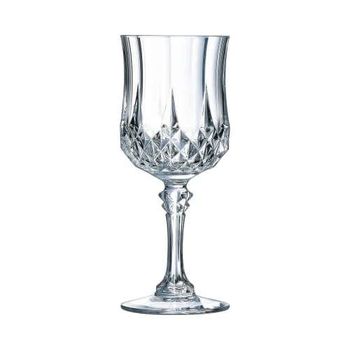 Cristal D'Arques 6 Verres à Pied De Table 25cl 3 Cristal D'Arques 6 Verres à Pied De Table 25cl