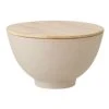Bloomingville Bol Avec Couvercle En Grès Beige -Boutique Cristal d'Arques bol avec couvercle en gres beige