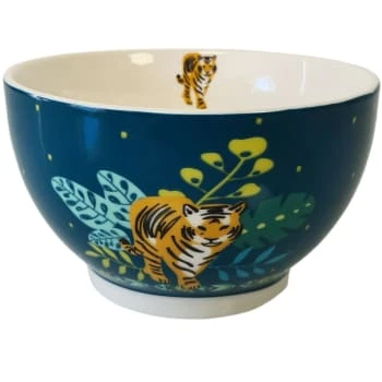 Faye Bol Tigre En Porcelaine Blanc 480ml 7 Faye Bol Tigre En Porcelaine Blanc 480ml – Image 5