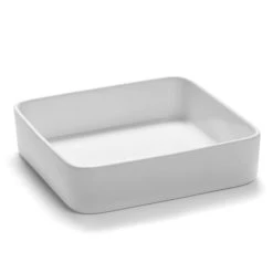 Serax Bol Carré En Porcelaine Blanche 18x18cm