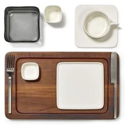 Serax Bol Carré En Verre Fumé Gris 12x12cm -Boutique Cristal d'Arques bol carre en verre fume gris 12x12cm 5