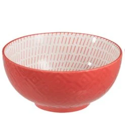 Jolipa Bol Corail Tropical En Porcelaine