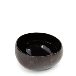 Bazar Bizar Bol De Nourriture En Noix De Coco Noire Et Naturel -Boutique Cristal d'Arques bol de nourriture en noix de coco noire et naturel 2