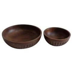 Zago Bol Décoratif En Bois De Manguier Brun Foncé D 30 Cm -Boutique Cristal d'Arques bol decoratif en bois de manguier brun fonce d 30 cm 1