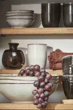 Mica Decorations Bol En Céramique Gris D23,5 10 Mica Decorations Bol En Céramique Gris D23,5 -Boutique Cristal d'Arques bol en ceramique gris d23 5 2