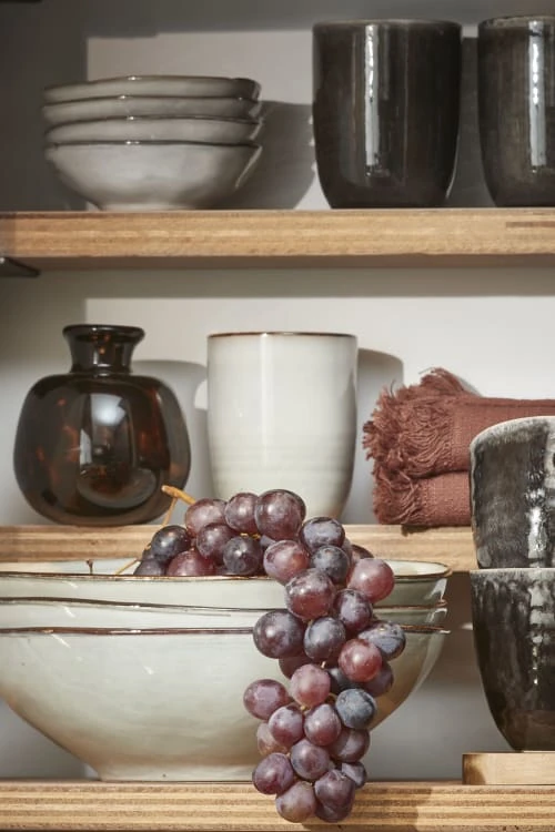 Mica Decorations Bol En Céramique Gris D23,5 5 Mica Decorations Bol En Céramique Gris D23,5 – Image 3