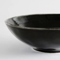Mica Decorations Bol En Céramique Noir D23,5 -Boutique Cristal d'Arques bol en ceramique noir d23 5 2