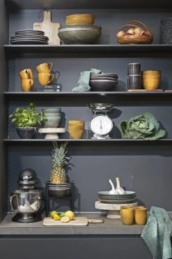 Mica Decorations Bol En Céramique Ocre D23,5 -Boutique Cristal d'Arques bol en ceramique ocre d23 5 3