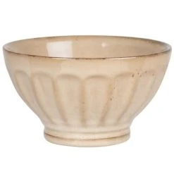 Maisons Du Monde Bol En Grès Beige D13 - Lot De 3