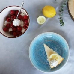 Kare Design Bol En Grès Bleu D14 - Lot De 4 -Boutique Cristal d'Arques bol en gres bleu d14 lot de 4 2