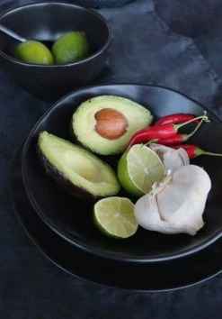 Kare Design Bol En Grès Noir D15 - Lot De 4 -Boutique Cristal d'Arques bol en gres noir d15 lot de 4 3