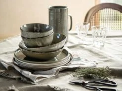 Maisons Du Monde Bol En Grès Vert - Lot De 2 -Boutique Cristal d'Arques bol en gres vert 1000 1 25 216751 2