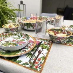 Les Jardins De La Comtesse Bol En Mélamine Décoré Par Des Singes De Bali 15 Cm -Boutique Cristal d'Arques bol en melamine decore par des singes de bali 15 cm 1