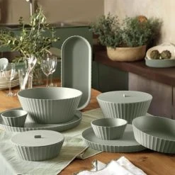 BlimPlus Bol En Polypropylène Vert Mat Diam. 20cm 10 BlimPlus Bol En Polypropylène Vert Mat Diam. 20cm -Boutique Cristal d'Arques bol en polypropylene vert mat diam 20cm 2