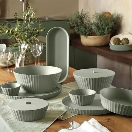 BlimPlus Bol En Polypropylène Vert Mat Diam. 20cm 5 BlimPlus Bol En Polypropylène Vert Mat Diam. 20cm – Image 3