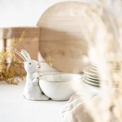 Maisons Du Monde Bol En Porcelaine Blanche Avec Lapin - Lot De 2 -Boutique Cristal d'Arques bol en porcelaine blanche avec lapin 1000 12 12 211900 4
