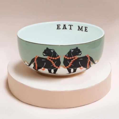 Yvonne Ellen Bol Panthère D15cm 6 Yvonne Ellen Bol Panthère D15cm – Image 4