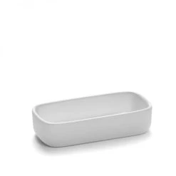 Serax Bol Rectangulaire En Porcelaine Blanche 12x6cm
