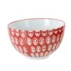 Jolipa Bol Rouge à Motifs Ronds Blancs En Porcelaine -Boutique Cristal d'Arques bol rouge a motifs ronds blancs en porcelaine 1