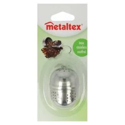 MetalTex Boule à Thé Inox Gris -Boutique Cristal d'Arques boule a the inox gris 1