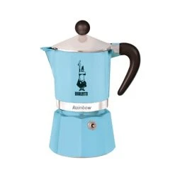 Bialetti Cafetière 3 Tasses En Aluminium Bleu