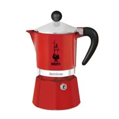 Bialetti Cafetière 3 Tasses En Aluminium Rouge