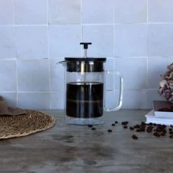 OGO Living Cafetière à Piston En Verre Double Paroi 800 Ml -Boutique Cristal d'Arques cafetiere a piston en verre double paroi 800 ml 2