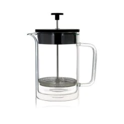 OGO Living Cafetière à Piston En Verre Double Paroi 800 Ml