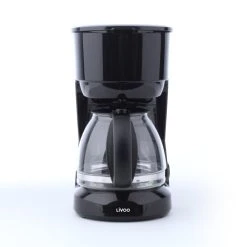 LIVOO Cafetière électrique En Polypropylène Noir -Boutique Cristal d'Arques cafetiere electrique en polypropylene noir 1