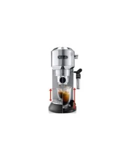DeLonghi Cafetière Expresso Dedica Métal Brossé -Boutique Cristal d'Arques cafetiere expresso dedica metal brosse 1
