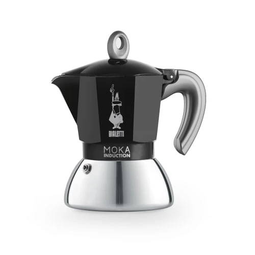 Bialetti Cafetière Italienne 2 Tasses En Aluminium Noir 3 Bialetti Cafetière Italienne 2 Tasses En Aluminium Noir