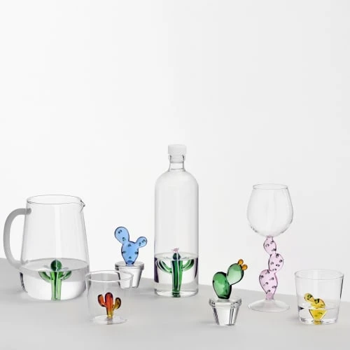 Ichendorf Carafe Cactus Vert Ambre 175cl 4 Ichendorf Carafe Cactus Vert Ambre 175cl – Image 2