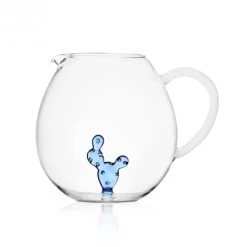 Ichendorf Carafe En Verre Cactus Bleu