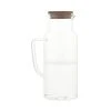 Wadiga Carafe En Verre Et Bouchon Bambou 1L -Boutique Cristal d'Arques carafe en verre et bouchon bambou 1l