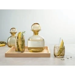 ASA SELECTION Carafe En Verre Fumé Ambré Verre Jaune -Boutique Cristal d'Arques carafe en verre fume ambre verre jaune 4