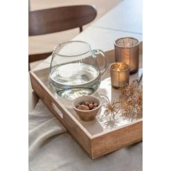 LANADECO Carafe En Verre Transparent H18cm -Boutique Cristal d'Arques carafe en verre transparent h18cm 2