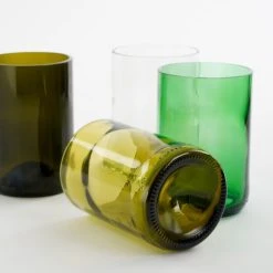 Mica Decorations Coffret 4 Gobelets En Verre Recyclé -Boutique Cristal d'Arques coffret 4 gobelets en verre recycle 2