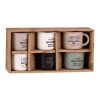 Maisons Du Monde Coffret 6 Tasses à Café En Faïence Imprimée -Boutique Cristal d'Arques coffret 6 tasses a cafe en faience imprimee 1000 4 30 174526 5