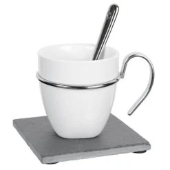 Maisons Du Monde Coffret 6 Tasses à Café En Porcelaine Avec Soucoupes + Cuillères -Boutique Cristal d'Arques coffret 6 tasses a cafe en porcelaine avec soucoupes cuilleres 1000 2 23 114208 2