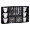 Maisons Du Monde Coffret 6 Tasses à Café En Porcelaine Avec Soucoupes + Cuillères 1 Maisons Du Monde Coffret 6 Tasses à Café En Porcelaine Avec Soucoupes + Cuillères -Boutique Cristal d'Arques coffret 6 tasses a cafe en porcelaine avec soucoupes cuilleres 1000 2 23 114208 7