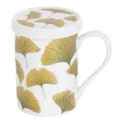 Table Passion Coffret De 1 Tisanière Avec Filtre En Porcelaine Décoré