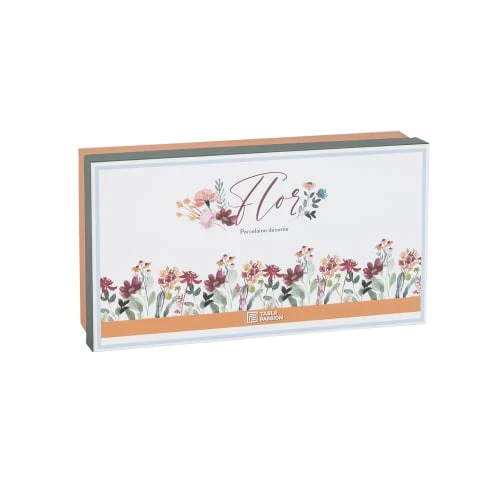 Table Passion Coffret De 6 Tasses 23 Cl En Porcelaine Décoré 4 Table Passion Coffret De 6 Tasses 23 Cl En Porcelaine Décoré – Image 2