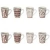 Table Passion Coffret De 8 Tasses 10cl En Grès Décoré -Boutique Cristal d'Arques coffret de 8 tasses 10cl en gres decore