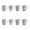 Table Passion Coffret De 8 Tasses 9 Cl En Porcelaine Bleu -Boutique Cristal d'Arques coffret de 8 tasses 9 cl en porcelaine bleu