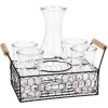 Wadiga Coffret Jus De Fruit 4 Verres + 1 Carafe En Verre -Boutique Cristal d'Arques coffret jus de fruit 4 verres 1 carafe en verre