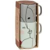 Maisons Du Monde Coffret Mugs (x2) En Porcelaine Grise, Bleu Gris Et Rose Imprimée -Boutique Cristal d'Arques coffret mugs x2 en porcelaine grise bleu gris et rose imprimee 1000 11 17 219039 1